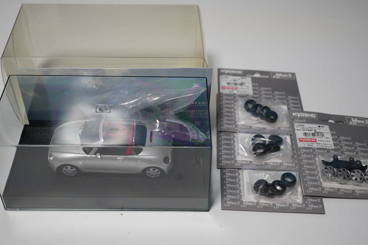 KYOSHO Mini-z lit ボディ DAIHATSU copen シルバー 京商 KYOSHO Mini-z lit ボディ DAIHATSU copen シルバー 京商