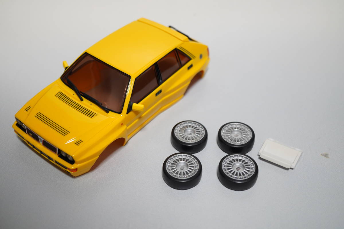 KYOSHO Mini-Z ボディ LANCIA DELTA HF integrale Evoluzione イエロー 京商 ミニッツ オートスケール  コレクション ASC ランチア デルタ