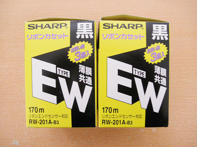 即決 送料込 未使用品 ワープロ用インクリボン type EW タイプEW 6