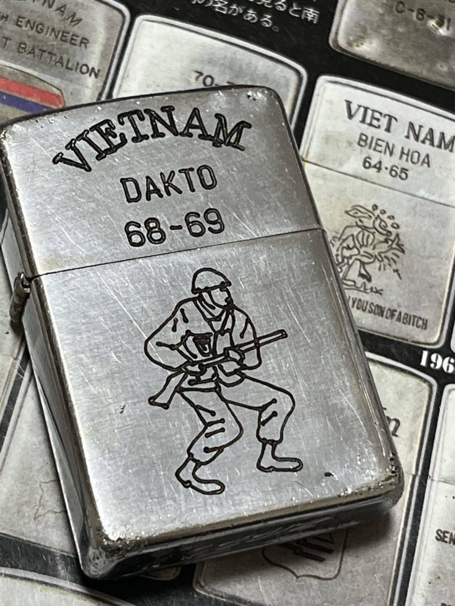 ヤフオク! - 1968年製ベトナムジッポー「兵士」DAKTOミリタリ