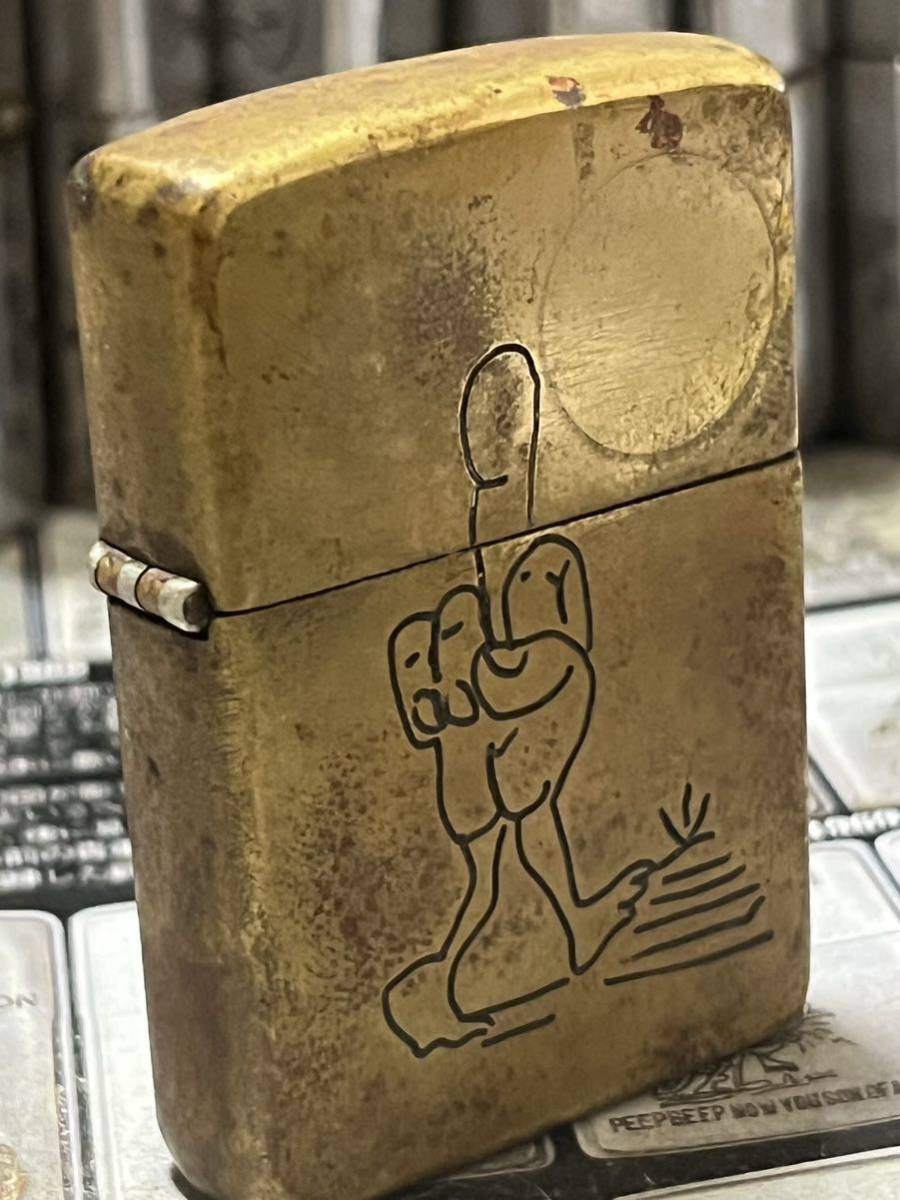 交換無料! 1969年製ベトナムジッポー「ファックマン」QUANミリタリー