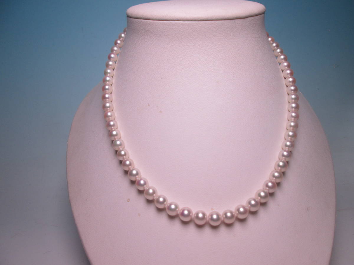 [. month ] pine slope shop SILVERbook@ pearl . Akoya pearl .6mm. necklace 24,68g also case attaching 