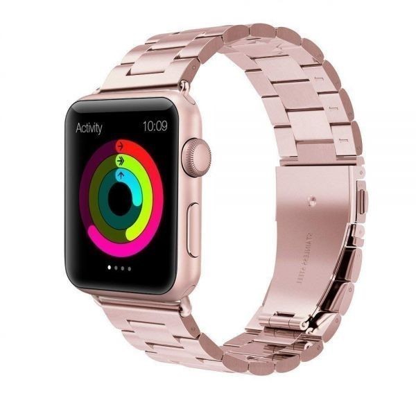 Apple Watch バンド 49ｍｍ 45mm 44mｍ 42mm アップルウォッチ ベルト 45ミリ 44ミリ 42ミリ 金属 ステンレス 時計 バンド ローズゴールド_画像1