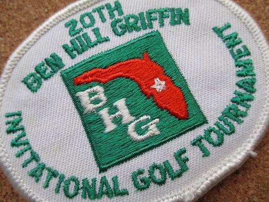80s BEN HILL GRIFFIN ベン・ヒル・グリフィン BHGゴルフトーナメント golf ゴルフ ビンテージ 刺繍 ワッペン アメリカ USA パッチ 新着_画像2