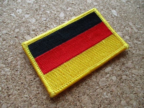 ドイツ 国旗ワッペン/刺繍DEUTSCHLAND鷲FLAGワシわしPATCH印章EMBLEMパッチ旗エンブレム旅行スーベニア D11_画像2