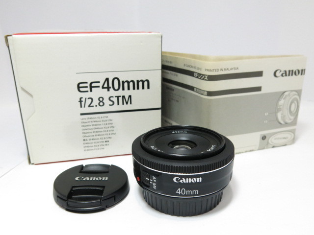 Canon EF40mmF2.8 STM 単焦点 レンズ キヤノン [管CN985]_画像1