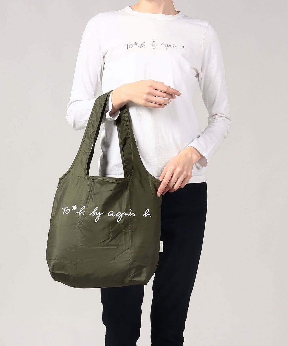to be by Agnes b アニエスベー WQ73 エコバッグ(カーキ)|Yahoo to be by Agnes b アニエスベー WQ73 エコバッグ(カーキ)|Yahoo