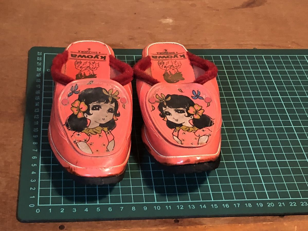 新品　未使用　当時物　kyowa スリッパ　オリジナル　少女　女の子　vintage retoro 昭和レトロ　雑貨　珍品_画像7