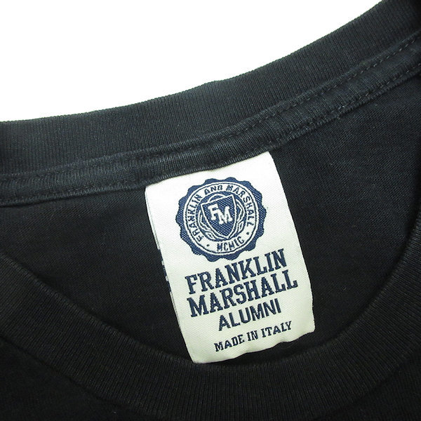 y■伊製■フランクリン マーシャル/FRANKLIN MARSHALL ポケットフォトTシャツ■黒【 XS 】MENS/133【中古】_画像3