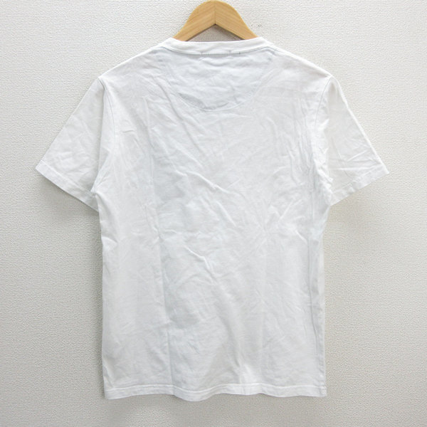 z■ビームスハート/BEAMS HEART ペイズリー柄 Tシャツ【Ｍ】紺白/men's/18【中古】■_画像3