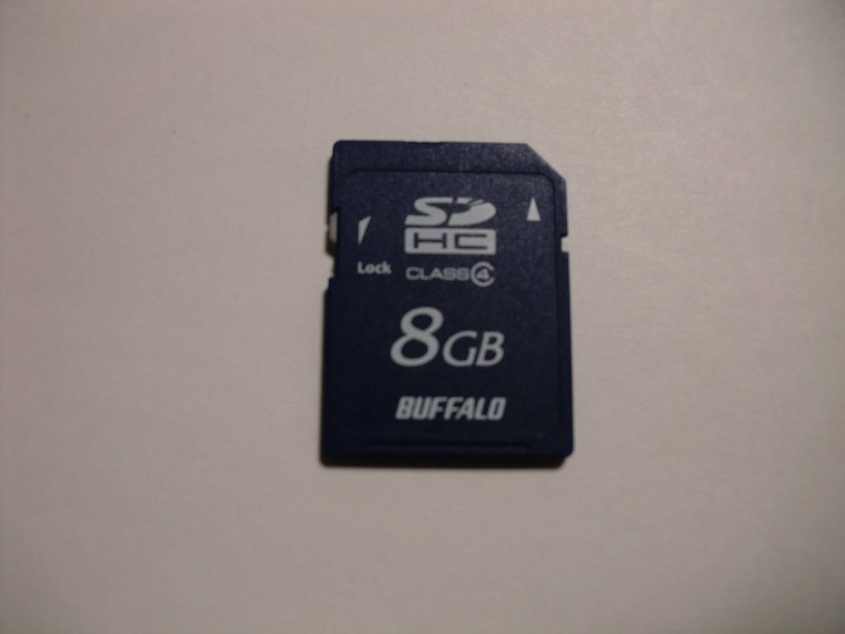 8GB　BUFFALO　SDHCカード　フォーマット済み　メモリーカード　SDカード_画像1