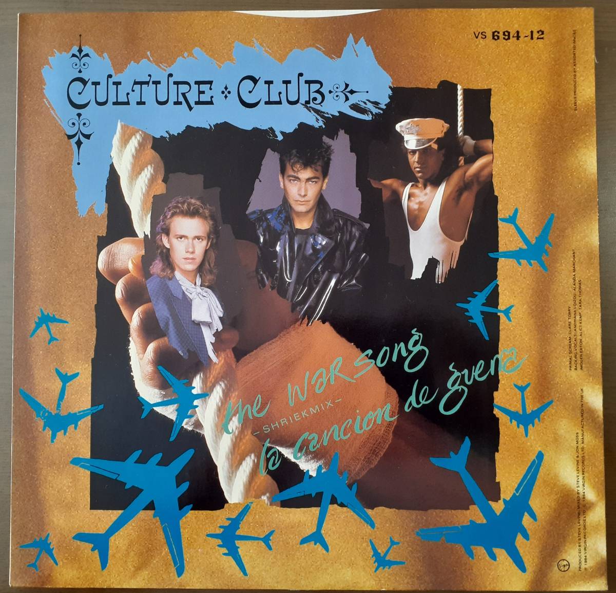 美盤　Culture Club　カルチャー・クラブ　The War Song (Ultimate Dance Mix)　1984年 UK盤 12”シングルレコード_画像2