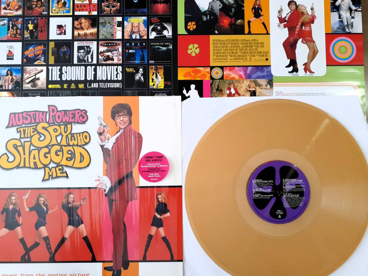 Austin Powers - The Spy Who Shagged Me (OST) 限定 カラー盤 LPレコード　：　MADONNA　マドンナ　The Who　Green Day　Lenny Kravitz_画像1