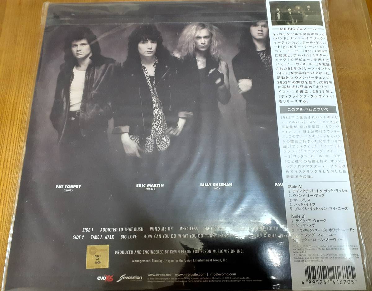  новый товар Mr. BIG Mr. большой RSD ограничение запись цвет запись LP запись (180g масса запись )
