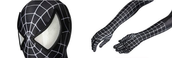 cox260スパイダーマン3 ヴェノム スパイダーマン Spider-Man 3 Venom ジャンプスーツ コスプレ衣装_画像6