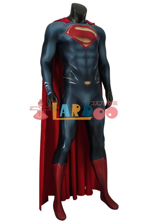 cox255マン・オブ・スティール クラーク・ケント スーパーマン Superman Clark ジャンプスーツコスプレ衣装_画像4