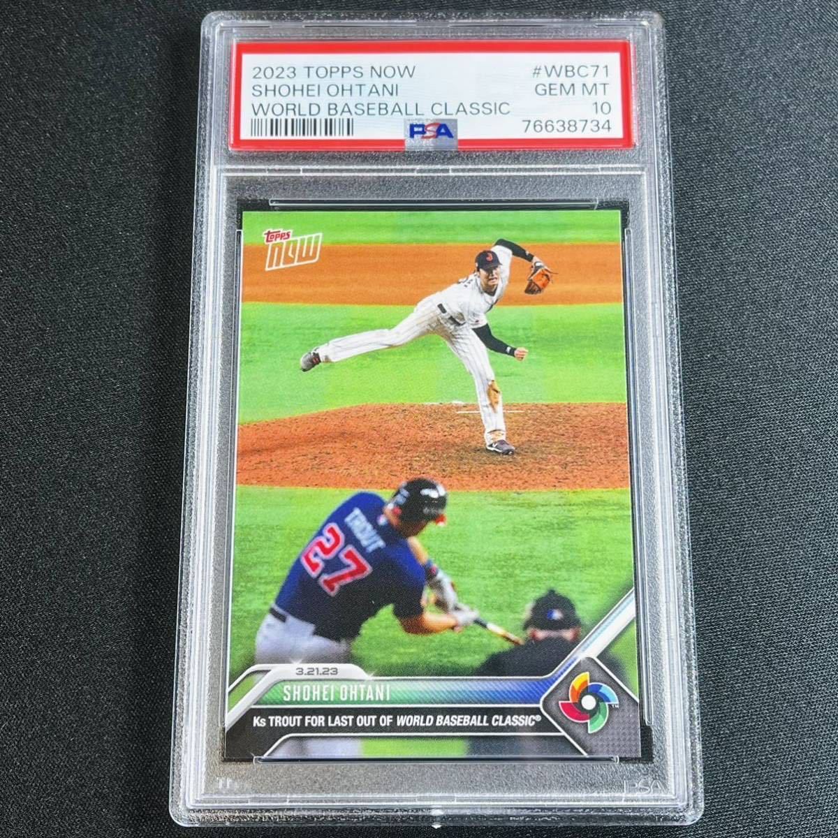 2023 TOPPS NOW WBC 大谷翔平 PSA10-