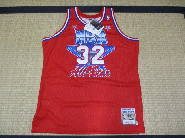 人気ブランドを NBA マジック ジョンソン M.JOHNSON 1991 All Star 32