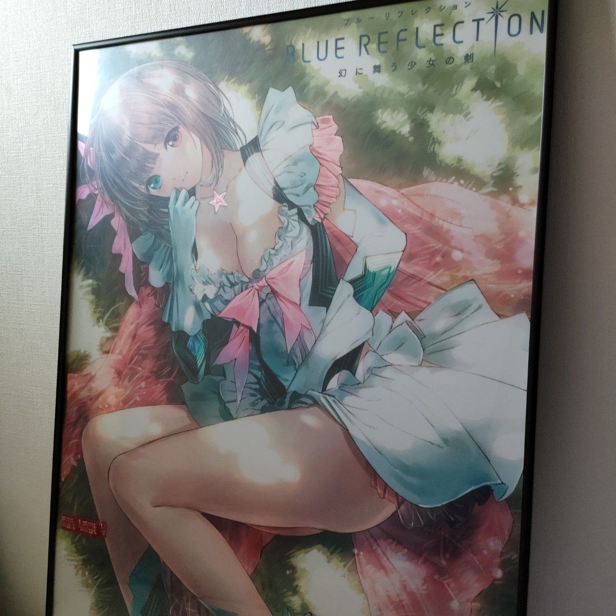 ブルーリフレクション B2 メタルクリアポスター 白井日菜子