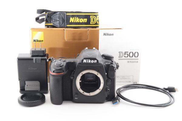 [Rank:AB] Nikon D500 Body Digital Camera DX Format AF ボディ デジタル一眼レフ カメラ / ニコン APS-C 通電,動作OK 元箱付 #4720