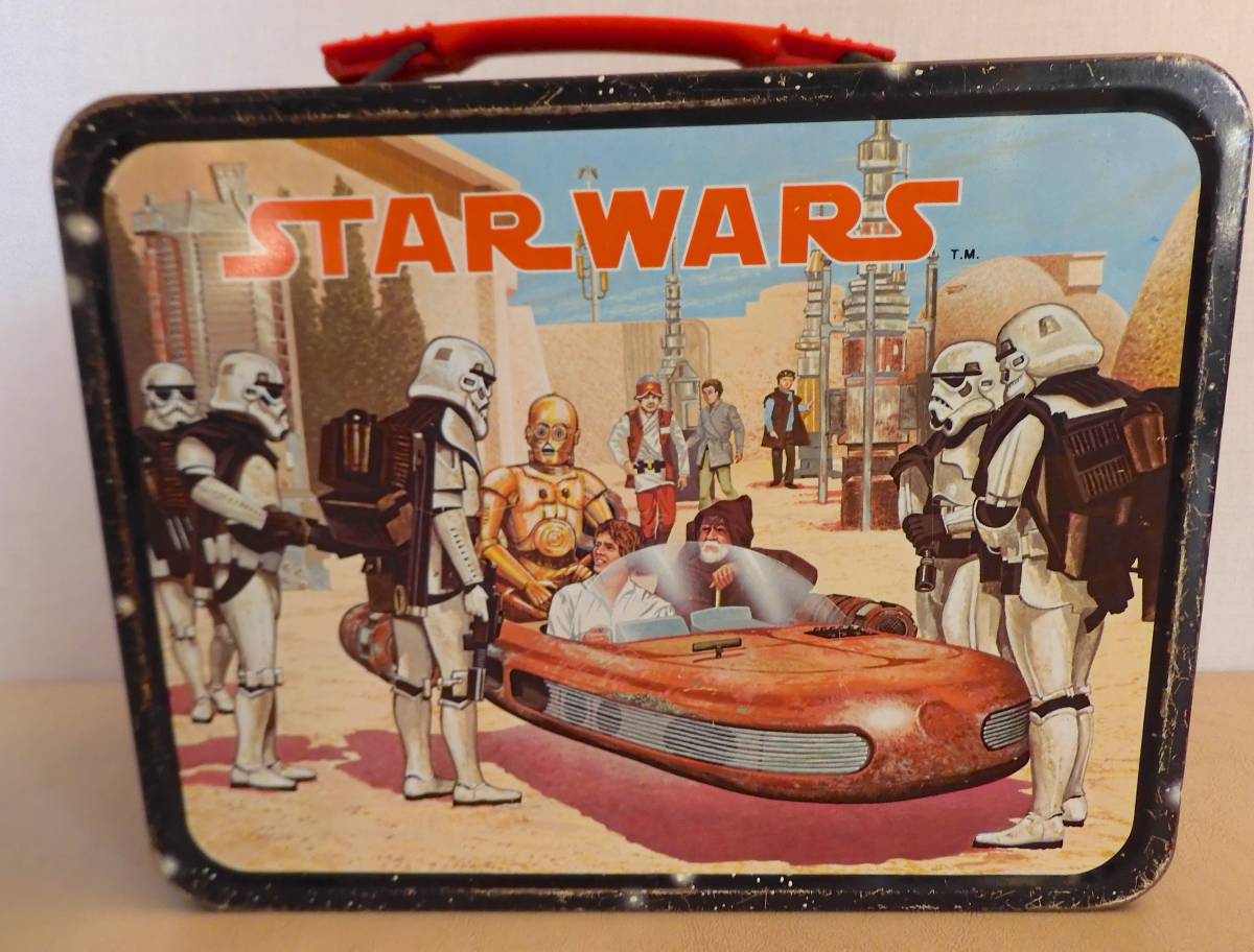 Vintage Star Wars Metal LUNCHBOX & THERMOS 1977 - Ithaca Vintage