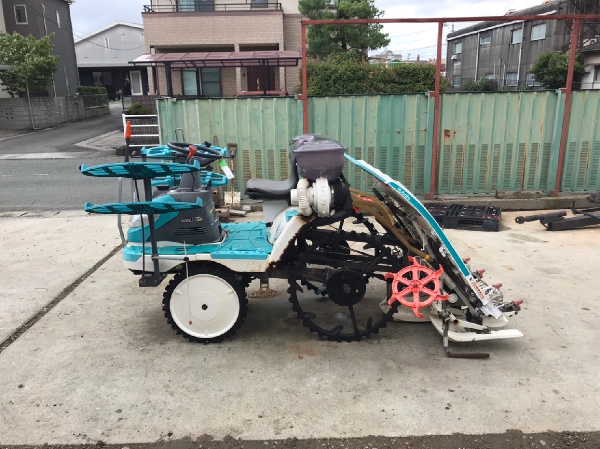 ★◆値下げ交渉可能★クボタ Kubota 乗用 田植機 SPU45P セル付き 4条 施肥BOX 田植 苗植 ガソリンエンジン 中古 農機具 熊本発 農機goodの画像4