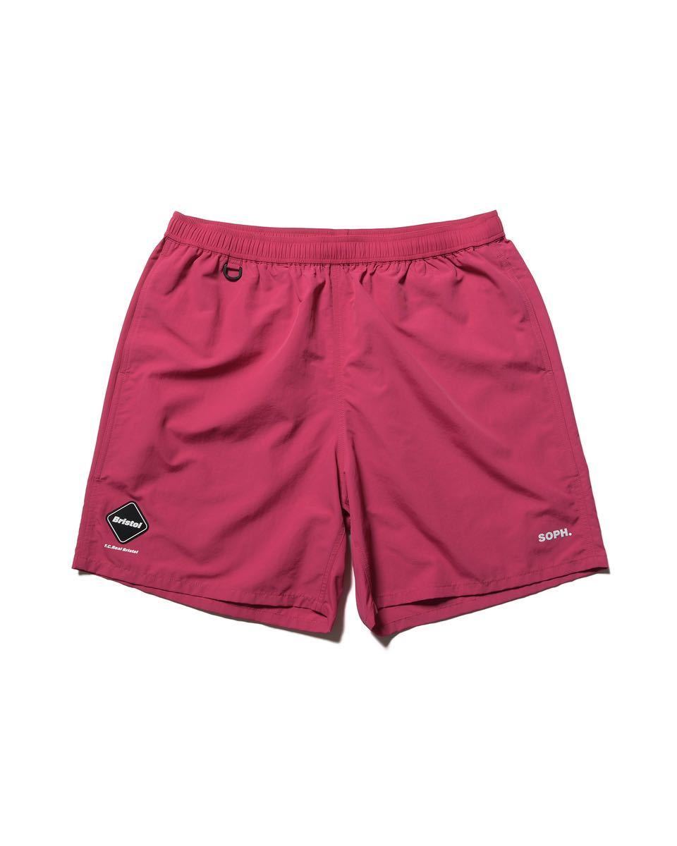 M 新品 送料無料 FCRB 23SS NYLON EASY SHORTS PINK ピンク SOPH SOPHNET F.C.R.B. ブリストル BRISTOL F.C.Real Bristol ハーフパンツ