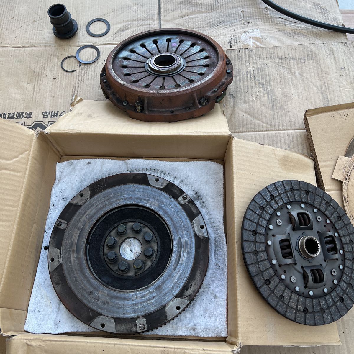 1jz r154 純正クラッチ フライホイール ディスク 残り有り jzx100
