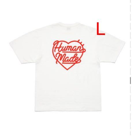 【新品】Lサイズ HUMAN MADE Heart Badge T-Shirt White ヒューマンメイド ハート バッジ Tシャツ ホワイト Yahoo!フリマ（旧）のサムネイル