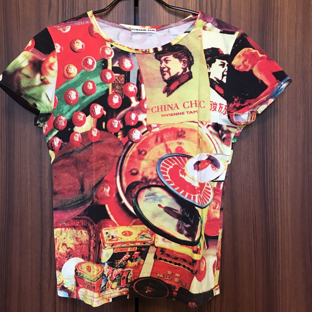 ヴィヴィアンタム VIVIENNE TAM レア ヴィンテージ MAO COLLECTION Tシャツ 90's 毛沢東 珍品 アーカイブ CHINA CHIC Vintage T-shirt