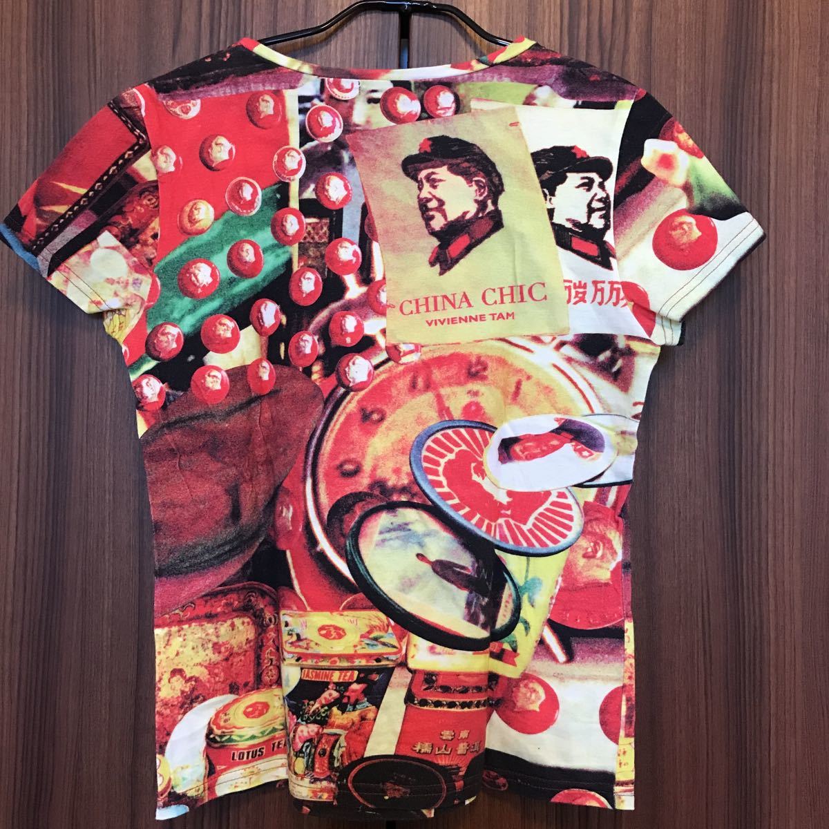 ヴィヴィアンタム VIVIENNE TAM レア ヴィンテージ MAO COLLECTION Tシャツ 90's 毛沢東 珍品 アーカイブ CHINA CHIC Vintage T-shirt_画像2