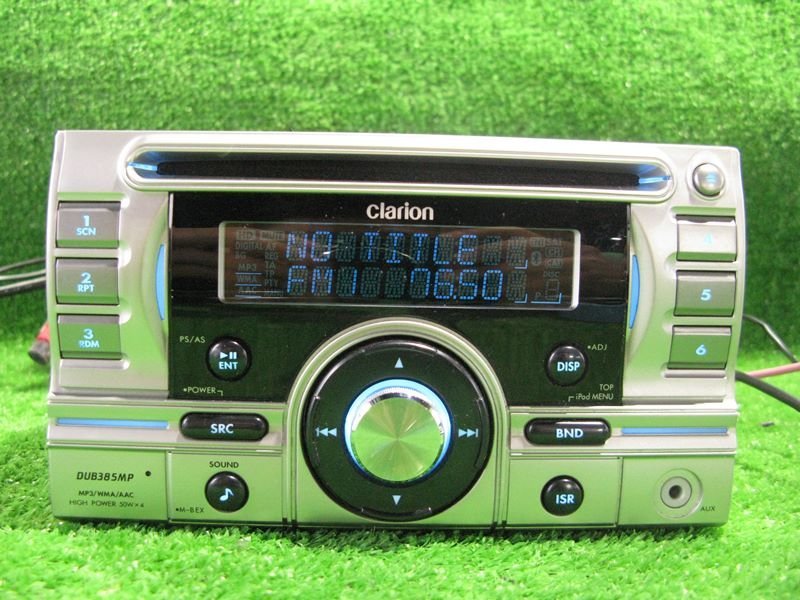 [psi] beautiful goods Clarion DUB385MP USB & AUX correspondence CD receiver operation verification settled 