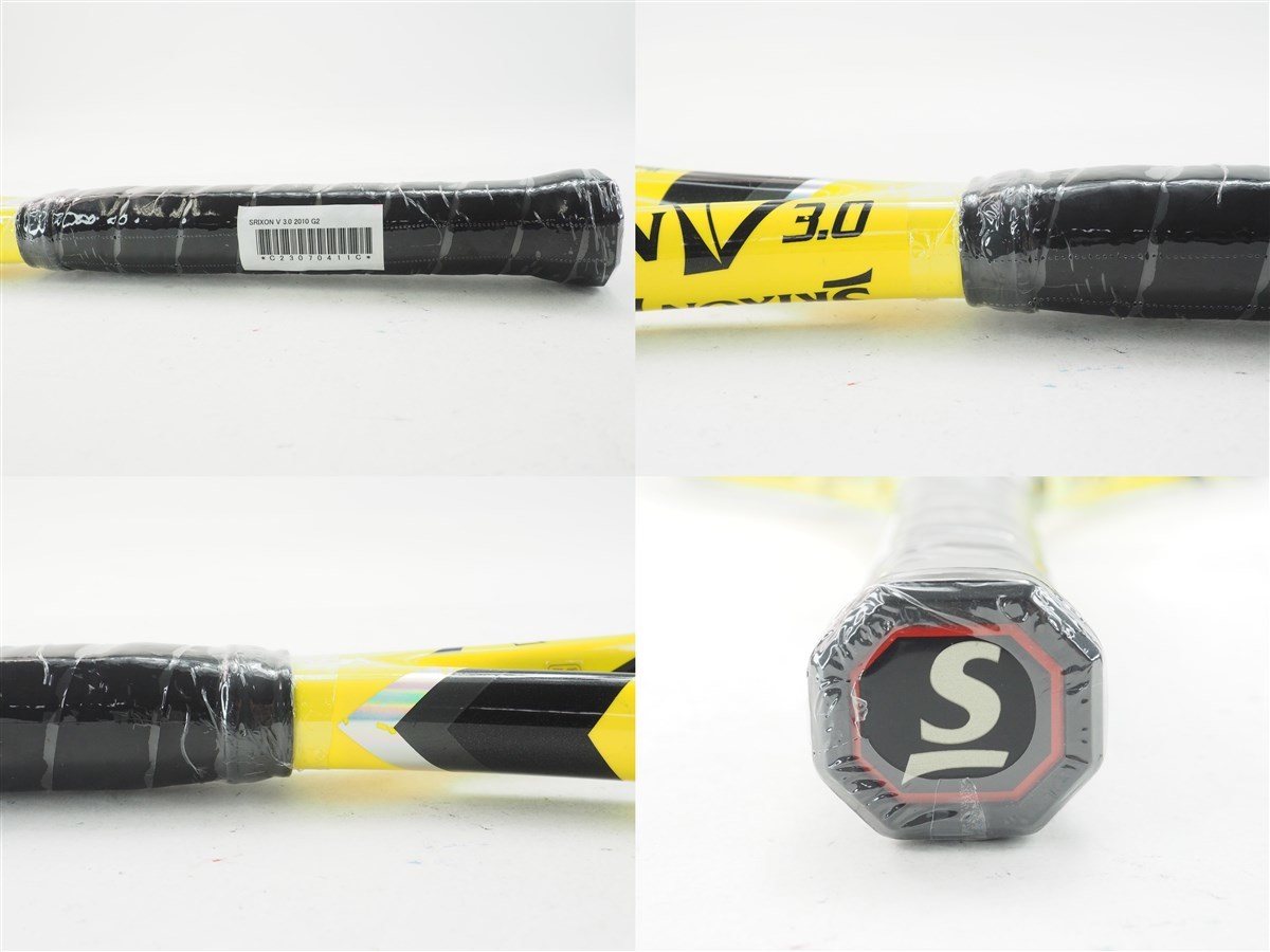 中古 テニスラケット スリクソン スリクソン ブイ 3.0 2010年モデル【トップバンパー割れ有り】 (G2)SRIXON SRIXON V 3.0 2010_画像3