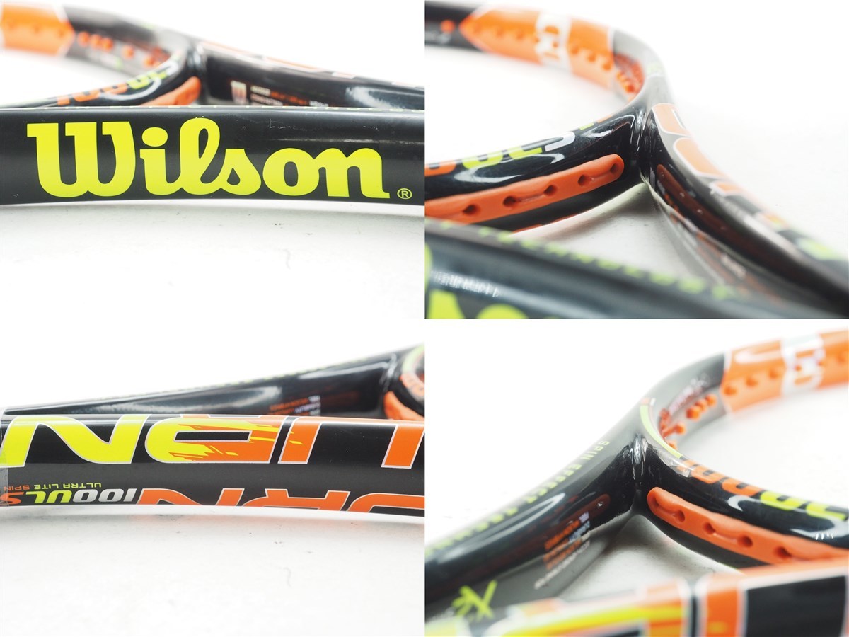 中古 テニスラケット ウィルソン バーン 100ユーエルエス 2015年モデル (G1)WILSON BURN 100ULS 2015_画像4