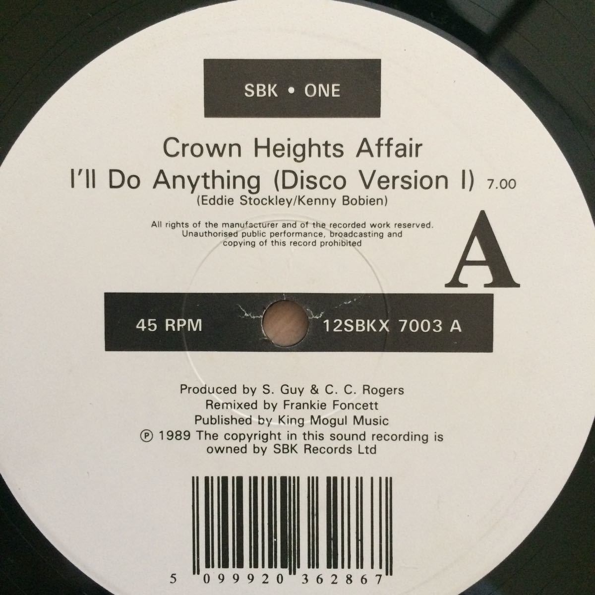 12’ Crown Heights Affair-I’ll Do Anything (Disco Version)_画像1