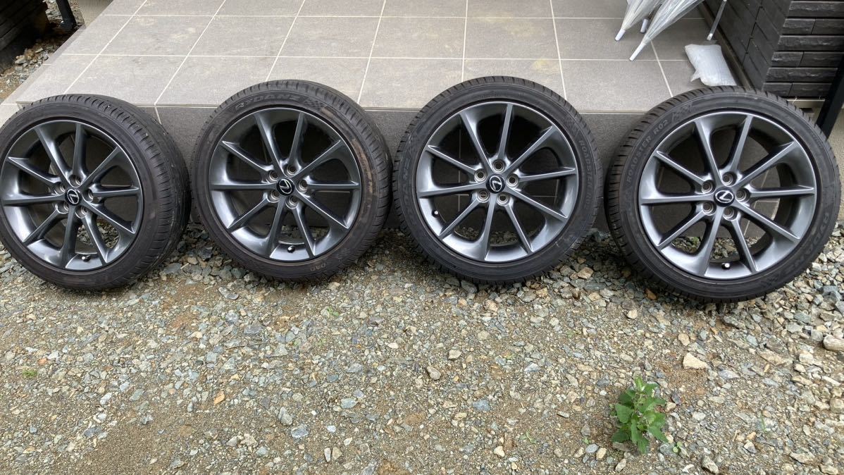 LEXUS/レクサス CT200h Fスポーツ 純正アルミホイール 17x7J 5穴 LEXUS/レクサス CT200h Fスポーツ 純正アルミホイール 17x7J 5穴