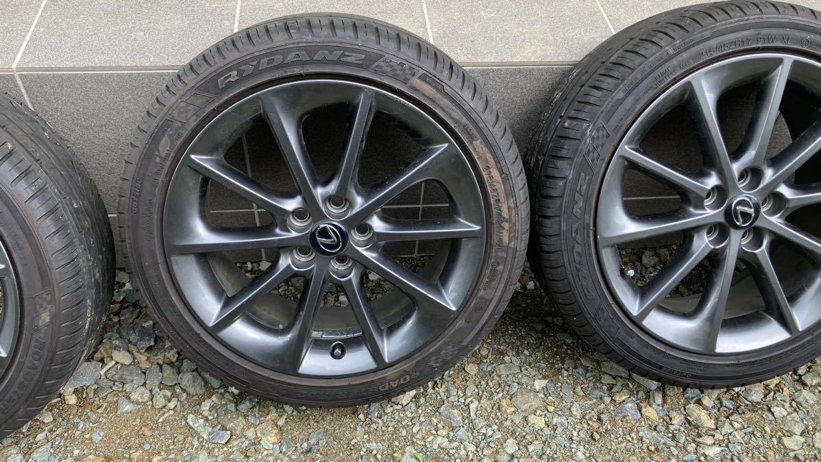 LEXUS/レクサス CT200h Fスポーツ 純正アルミホイール 17x7J 5穴 LEXUS/レクサス CT200h Fスポーツ 純正アルミホイール 17x7J 5穴