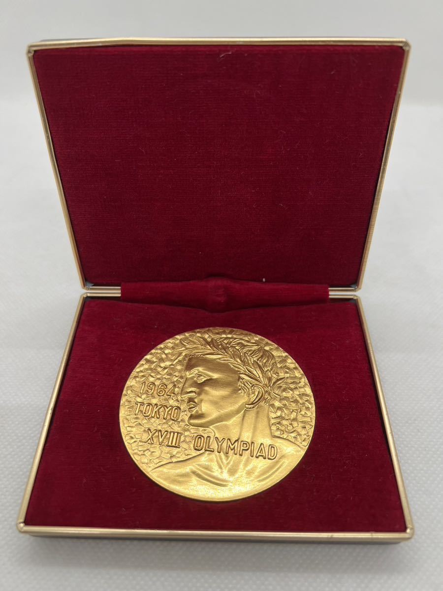 1964年東京オリンピック記念メダル 18KGP ケース付き 記念硬貨 1964年東京オリンピック記念メダル 18KGP ケース付き 記念硬貨