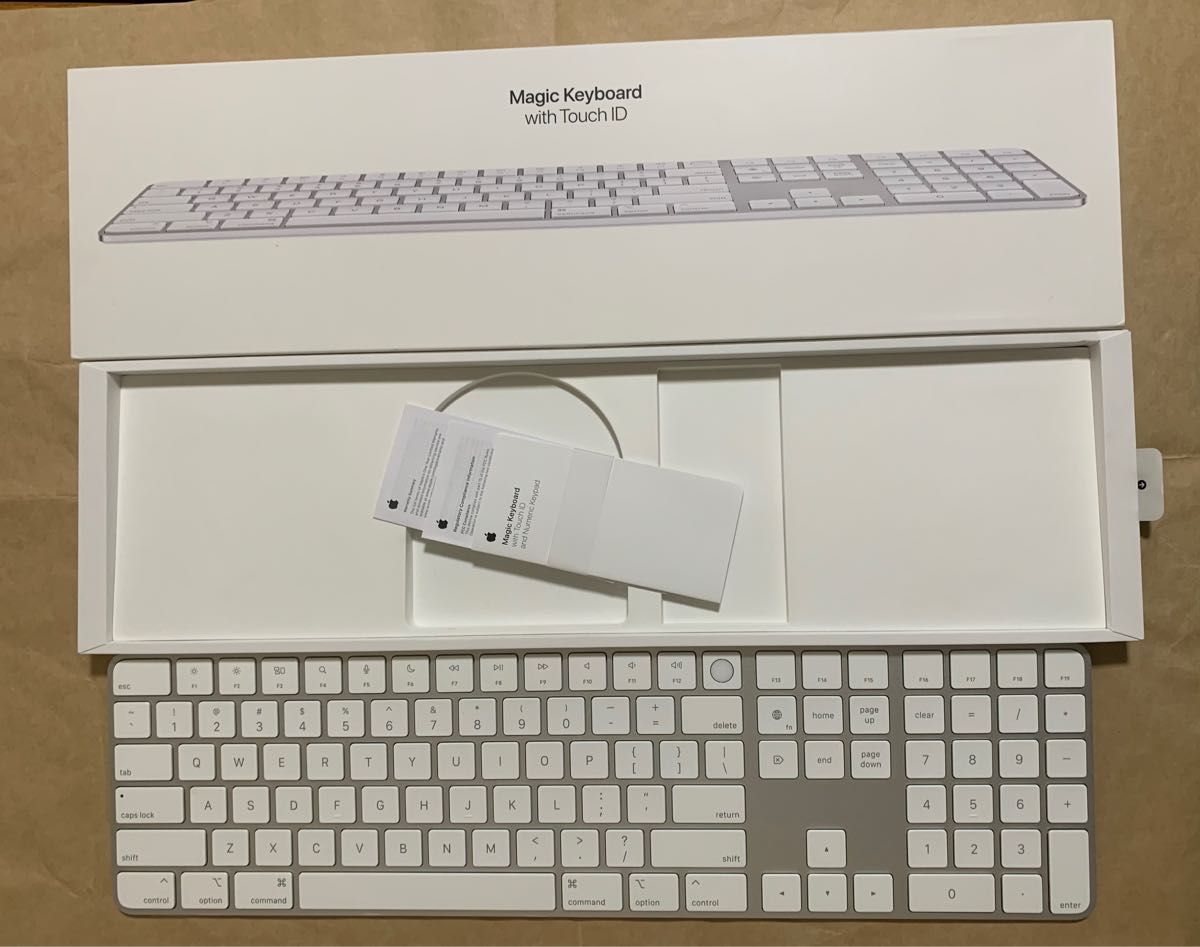 Apple Magic Keyboard with Touch ID - 英語（US） [MK2C3LL/A] Yahoo
