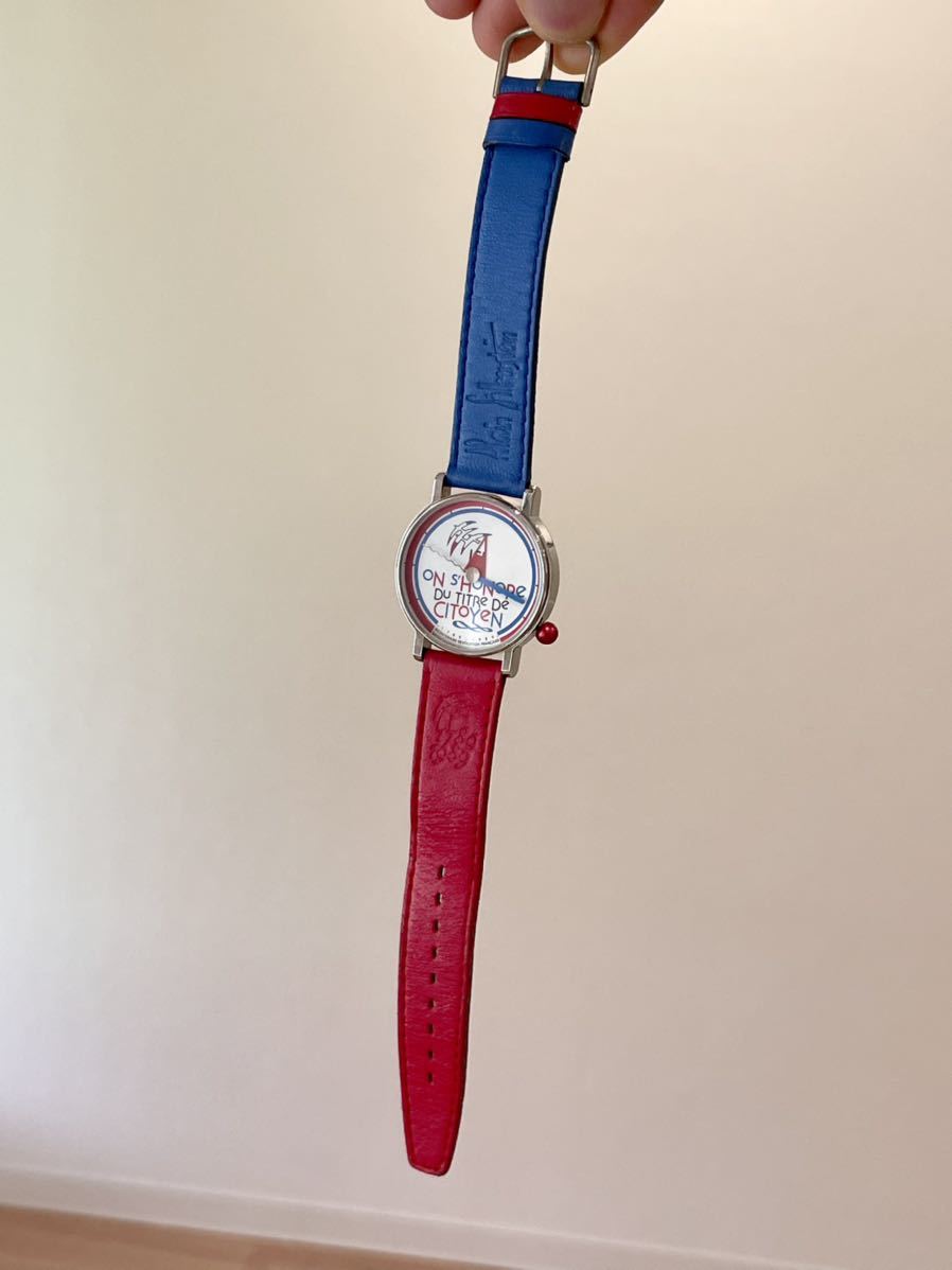 アランシルベスタイン クォーツ ALAIN SILBERSTEIN 腕時計 フランス革命200周年記念モデル_画像5