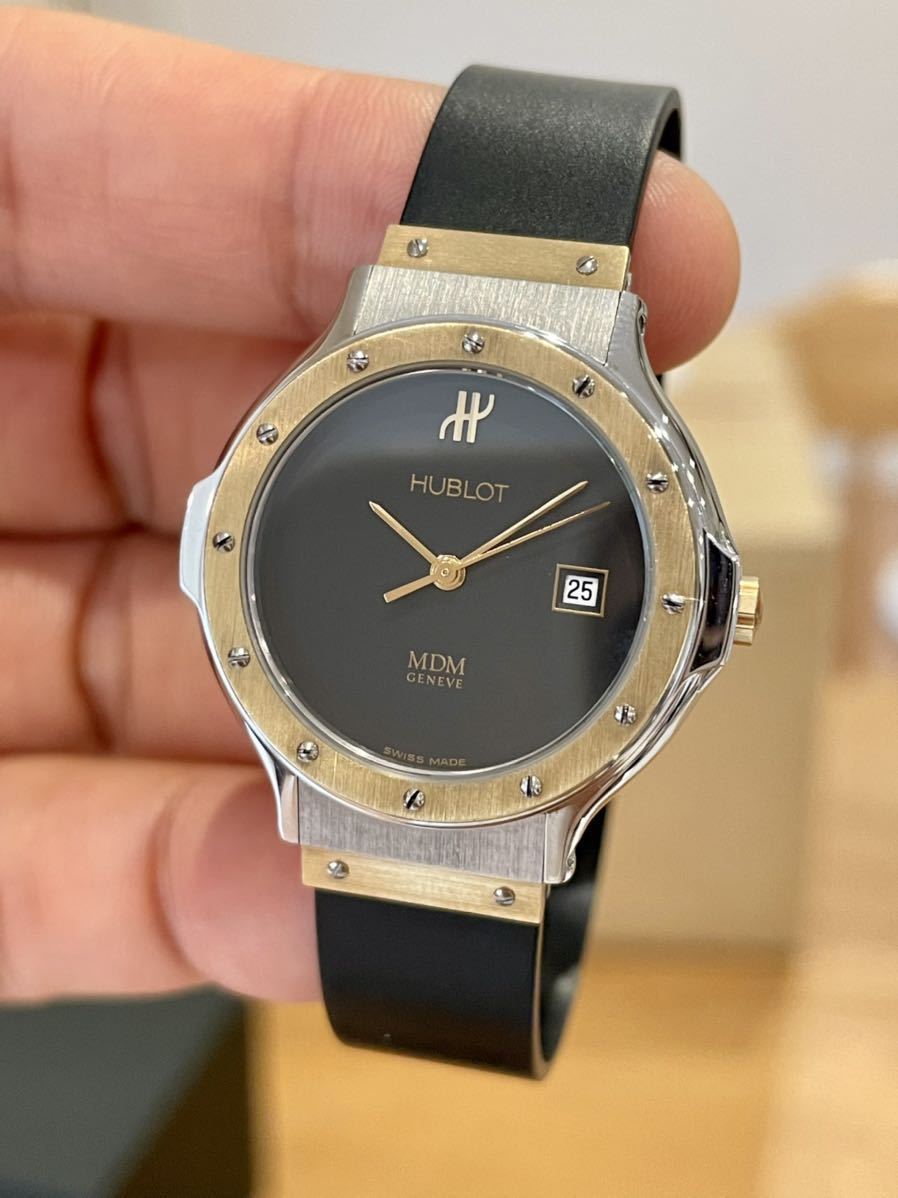 OH・仕上済】HUBLOT MDM デイデイト-