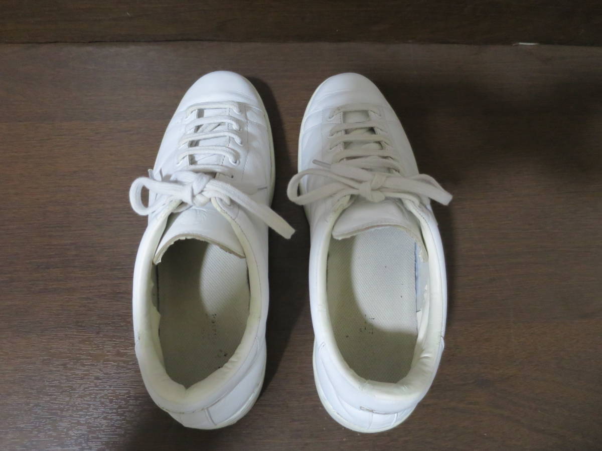 FRED PERRY Fred Perry original leather sneakers EUR42 UK8 MADE IN JAPAN Anne jelas white /Cream