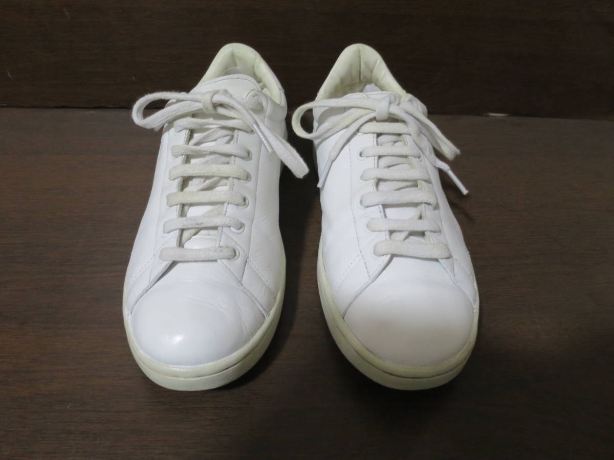 FRED PERRY Fred Perry original leather sneakers EUR42 UK8 MADE IN JAPAN Anne jelas white /Cream