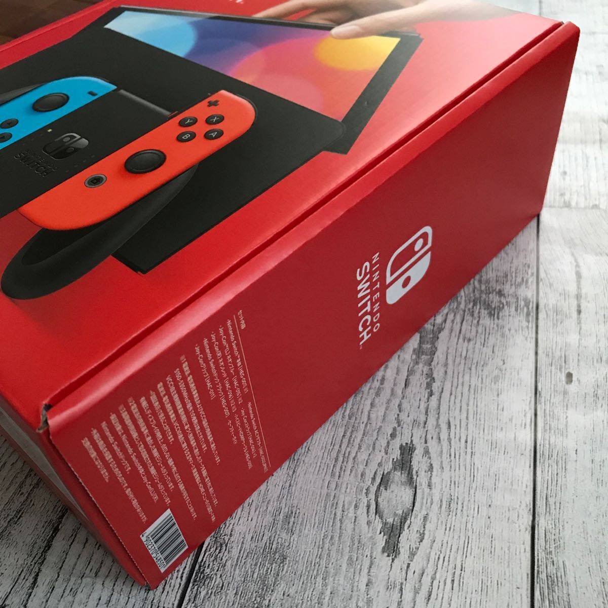 【未使用品】2023年7月購入☆1年保証☆Nintendo Switch ニンテンドースイッチ本体 有機EL ネオンブルー/レッド