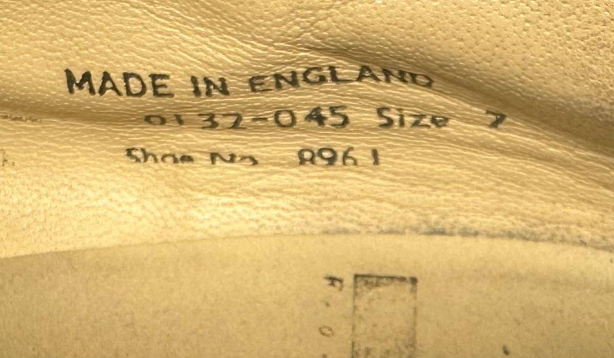 [ быстрое решение ] Британия производства GEORGE COX UK7 мужской 25.5cm степень George Cox Raver подошва кожа леопардовый рисунок шерсть обувь обувь Brown 