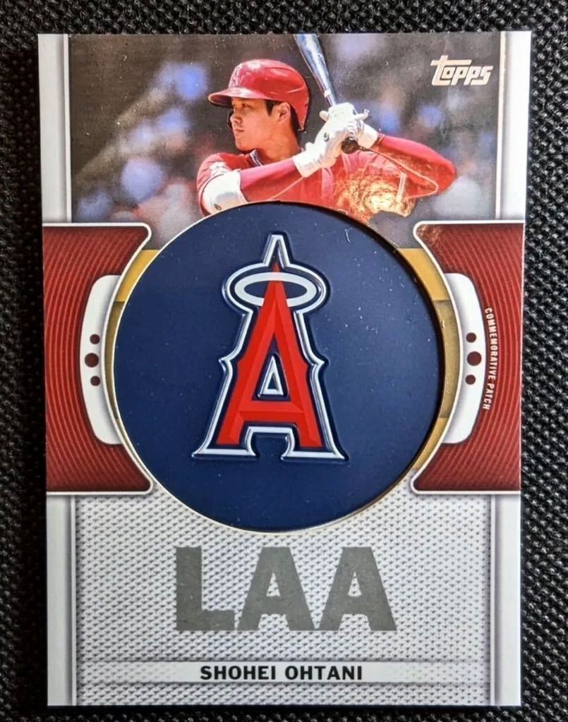 大谷翔平選手Topps 2023 Team Logo Patch Relic カード| JChere雅虎