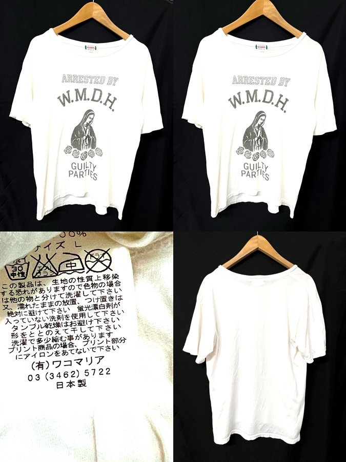 初期 ワコマリア Tシャツ L 白-