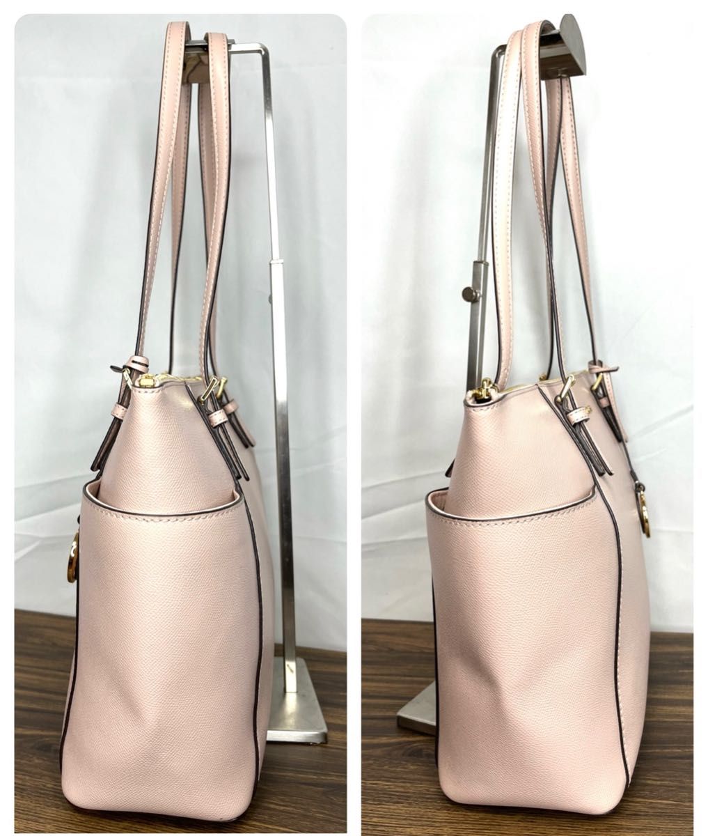 超美品 MICHAEL KORS マイケルコース 肩掛けトートバッグ ピンク 超美品 MICHAEL KORS マイケルコース 肩掛けトートバッグ ピンク
