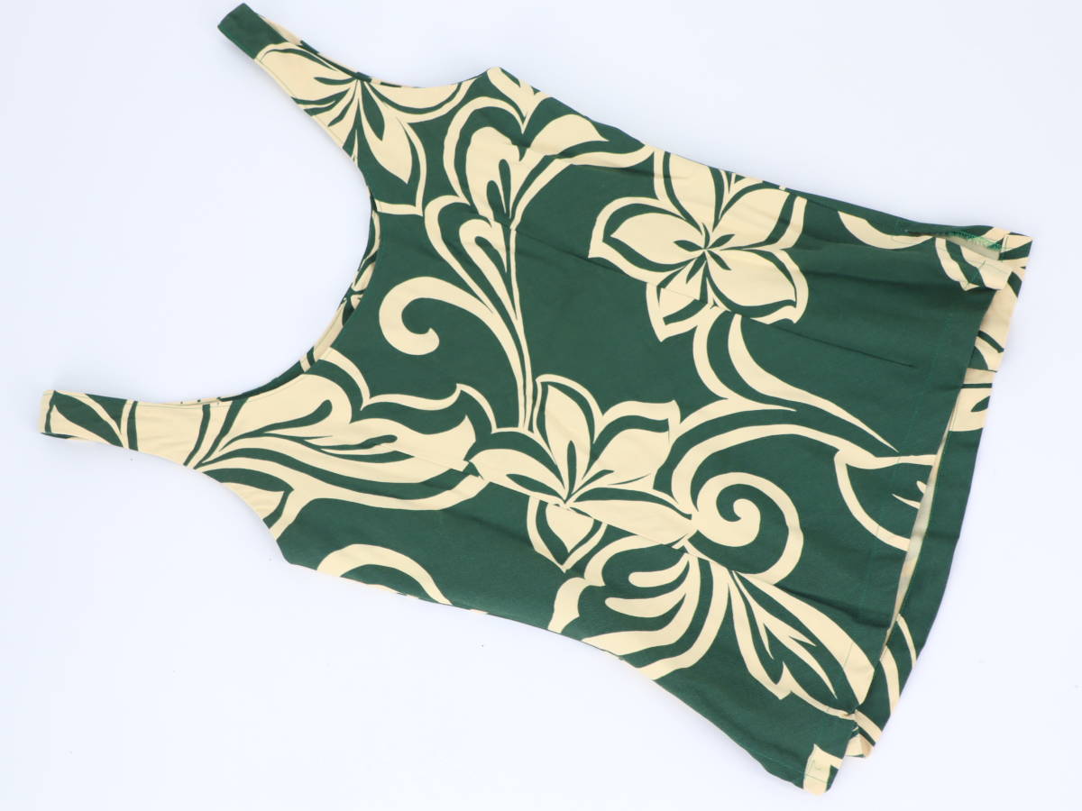 [ бесплатная доставка ][ хула для костюм прекрасный товар верх и низ в комплекте ] зеленый & Sale лист .. рисунок безрукавка tops flair юбка One-piece способ зеленый 