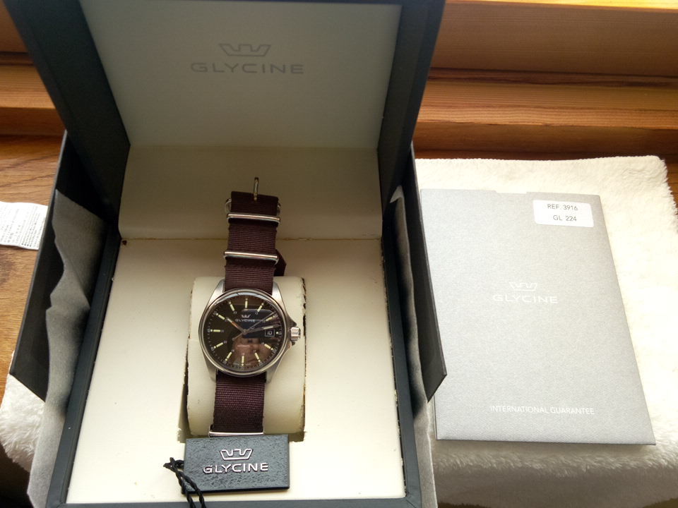 美品 グリシン グライシン GLYCINE コンバット ミリタリー 裏 美品 グリシン グライシン GLYCINE コンバット ミリタリー 裏